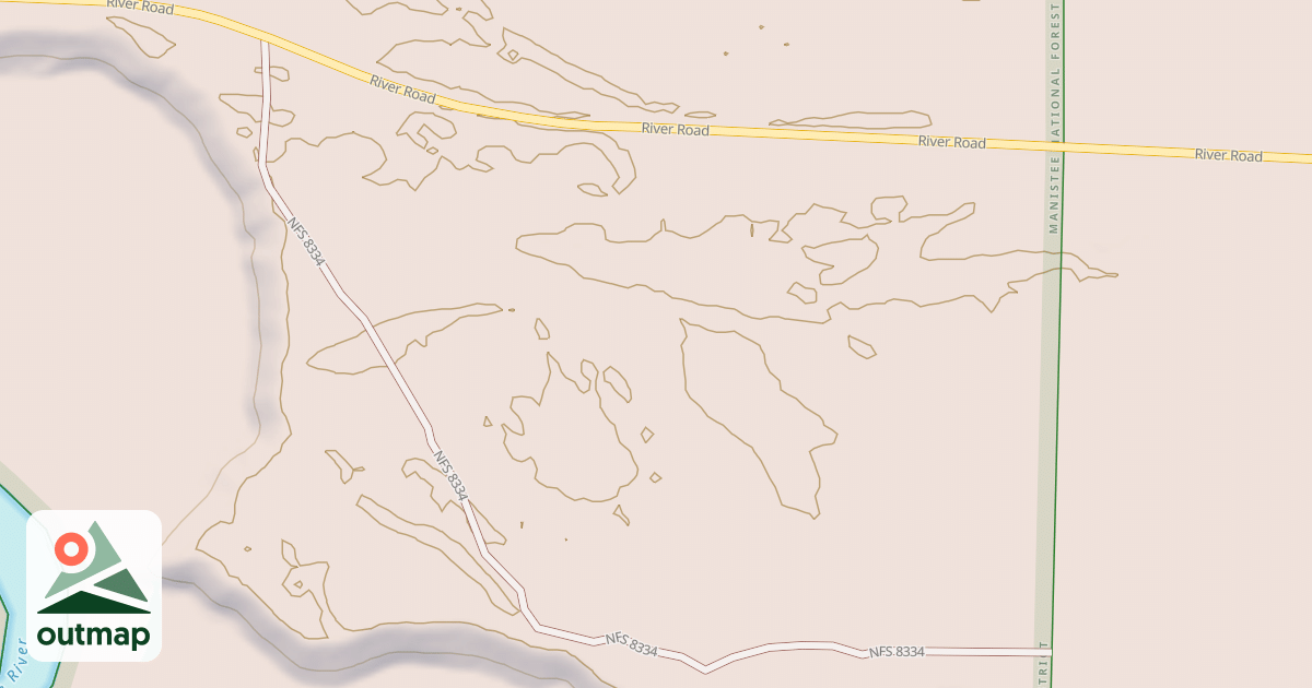 Map of 8334