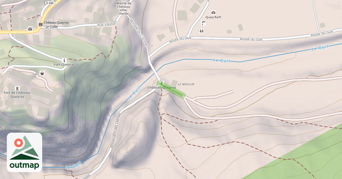Map of Boulevard des Dames