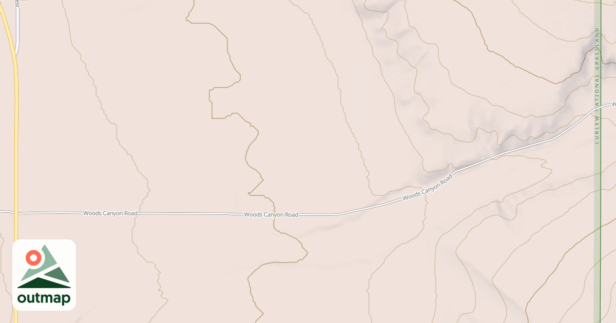 Map of WOOD CANYON