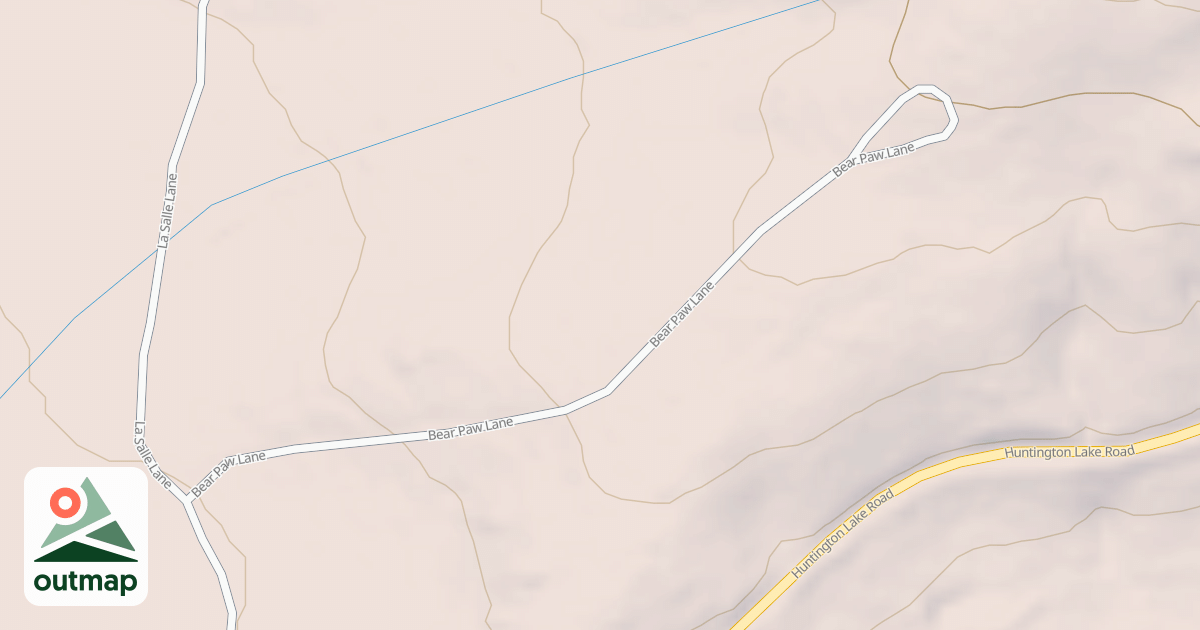 Map of BEAR PAW LANE
