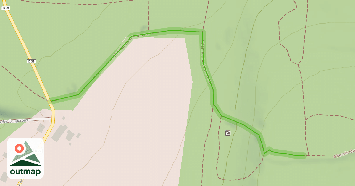 Map of Chemin du Grammont