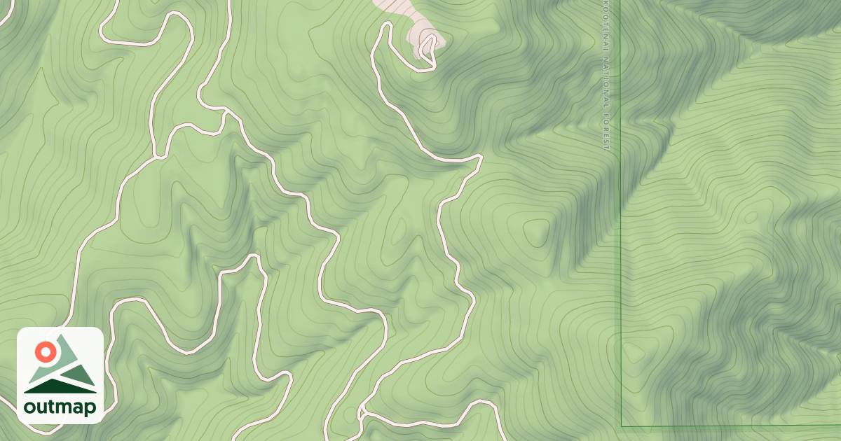 Map of BIG SWEDE LOOKOUT