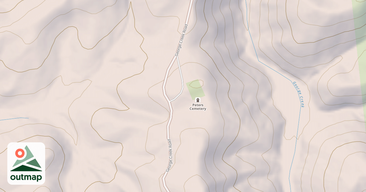 Map of GEORGE CREEK