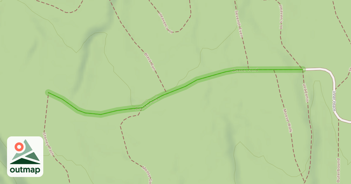 Map of Beaver Pond
