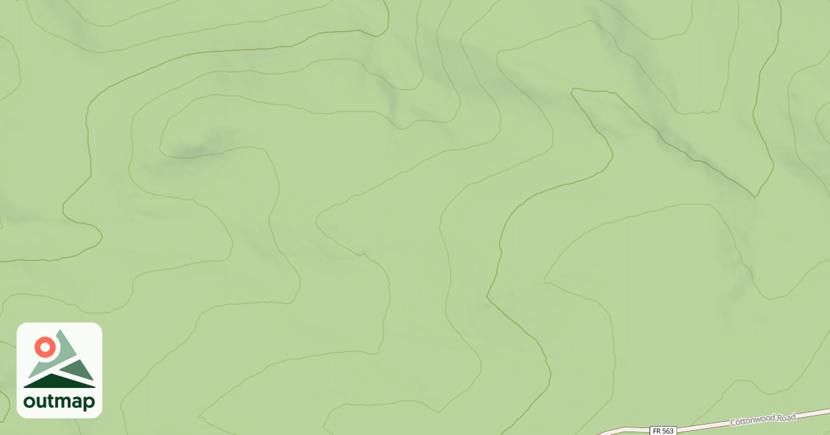 Map of COTTONWOOD SPUR A