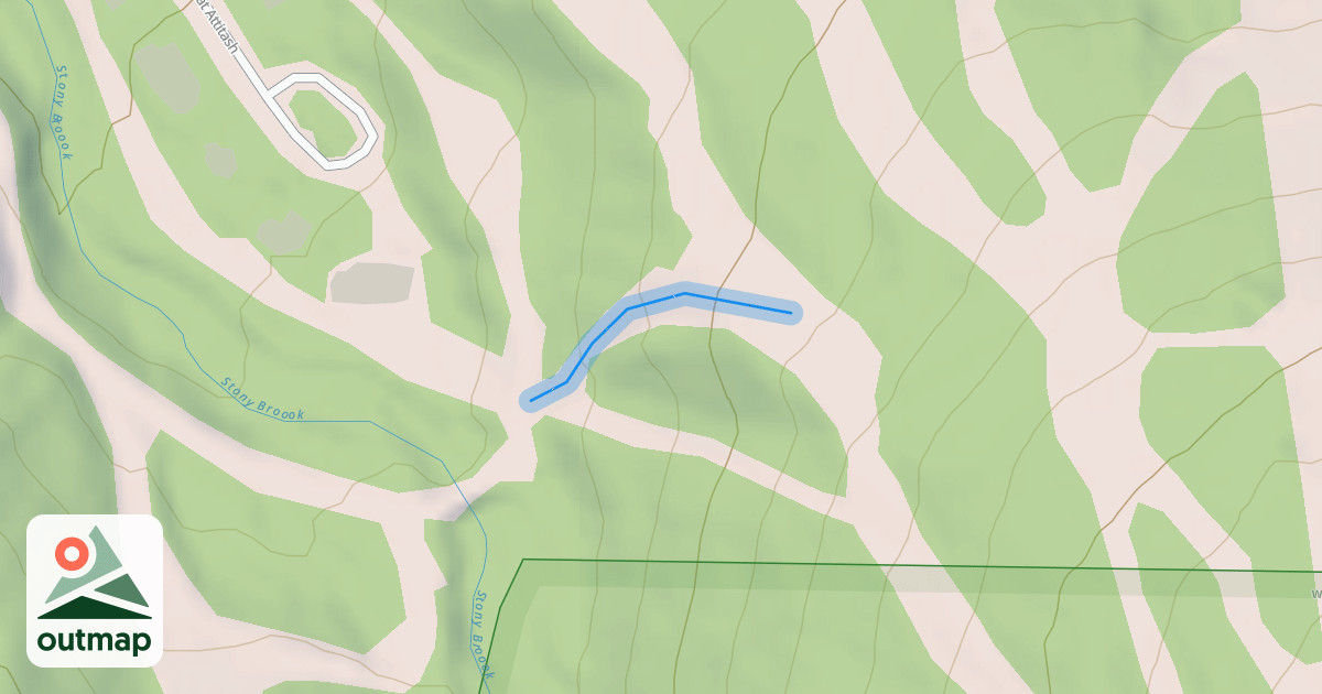 Map of Bear Notch Pass