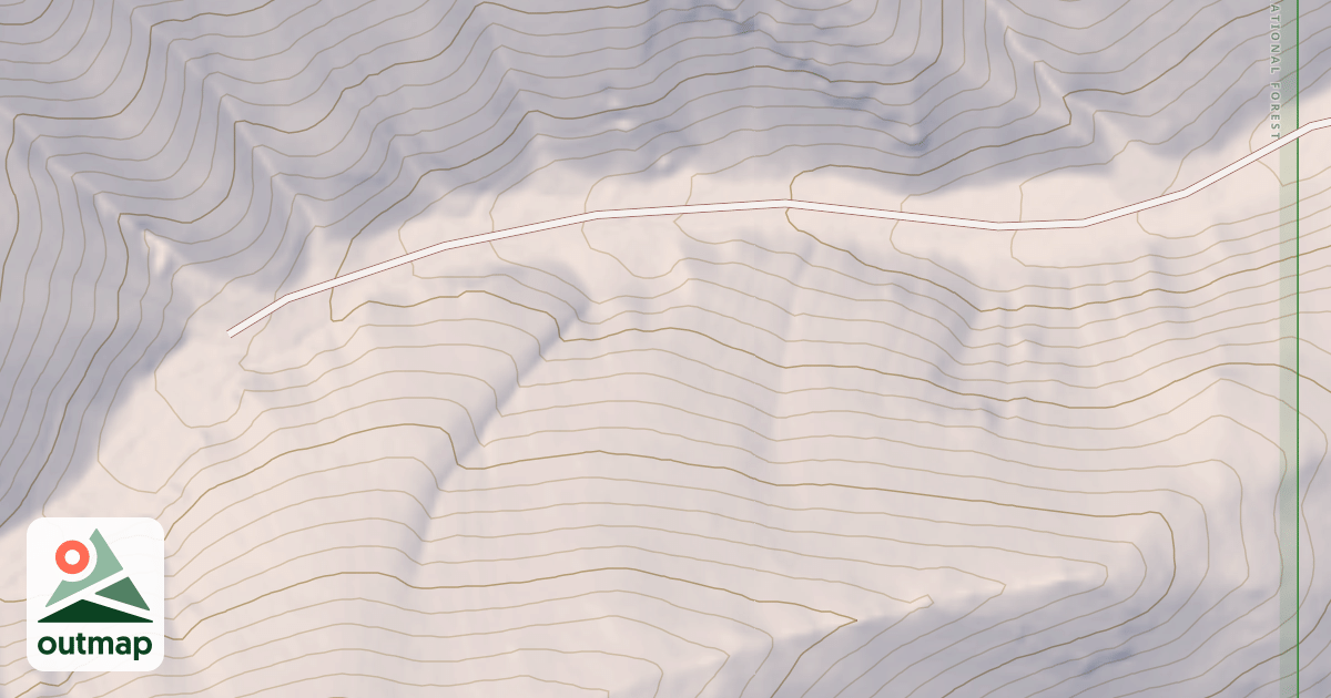 Map of BIG DRY CANYON