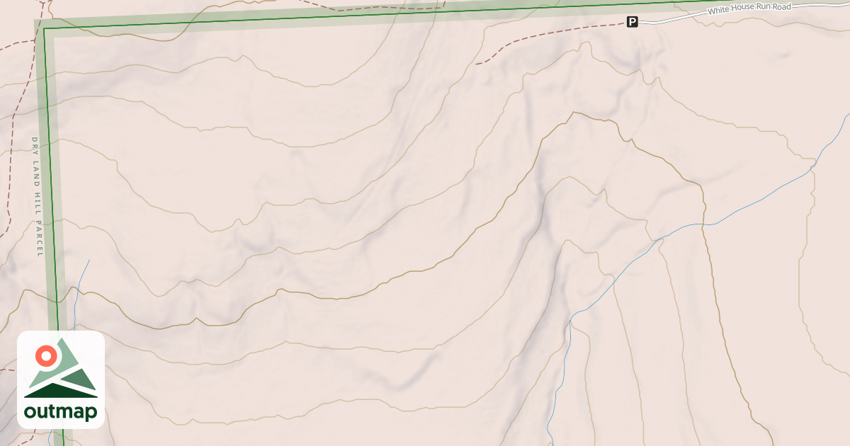 Map of Blue Ridge
