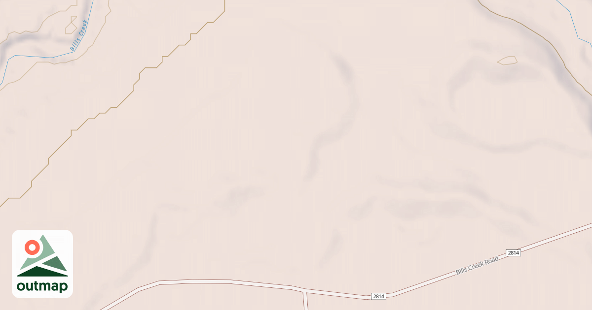 Map of BILLS CREEK SPUR D