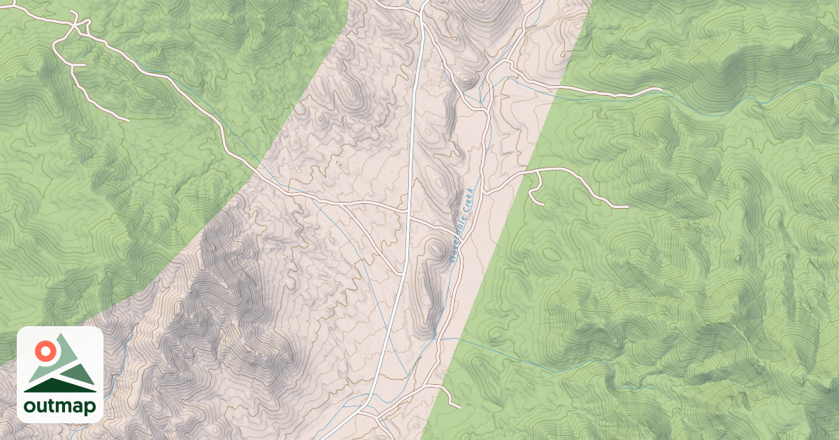 Map of FOUR MILE SPRING