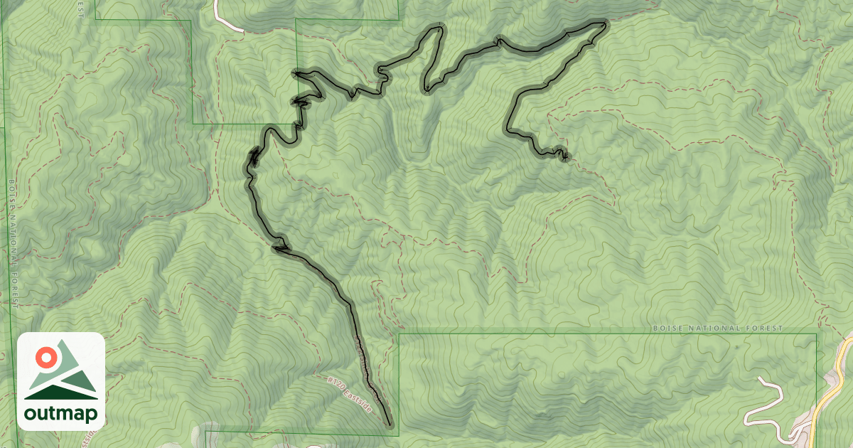 Map of #122 Sinker Creek