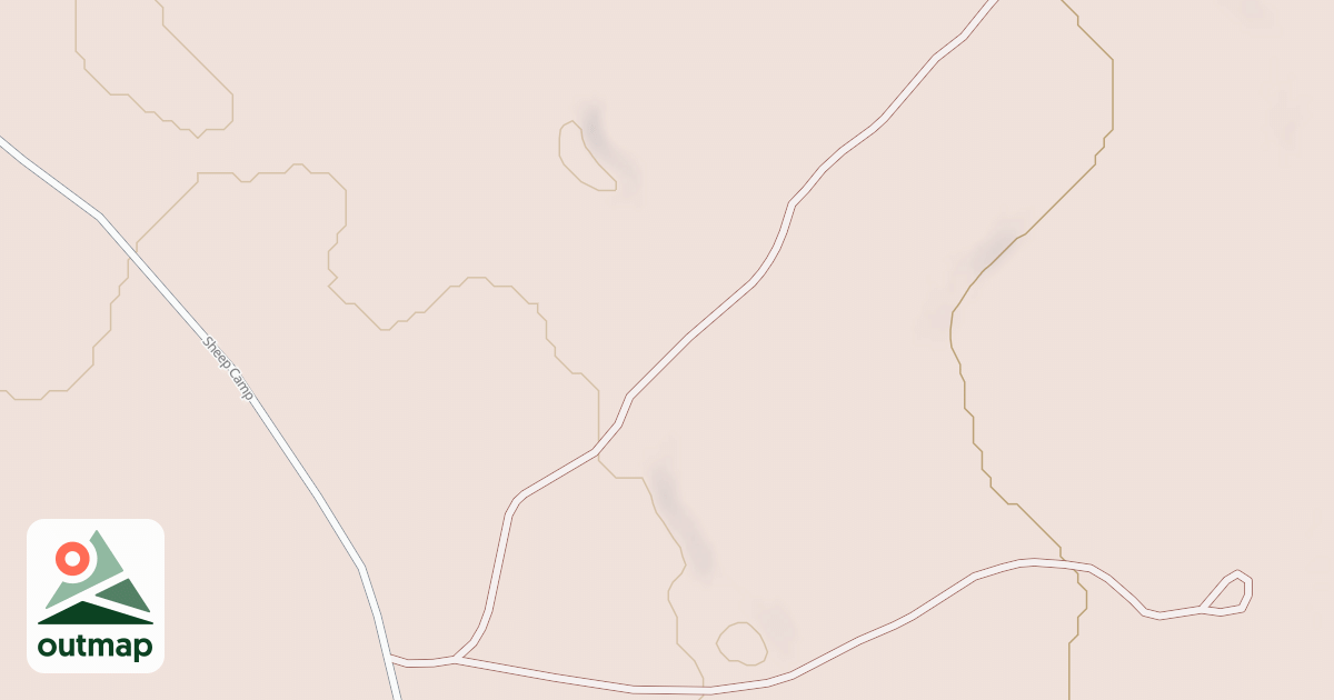 Map of BENCH SPUR