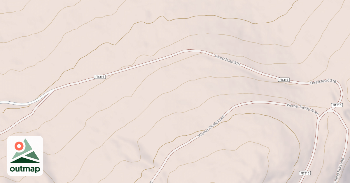 Map of BIG CREEK CANYON CREEK