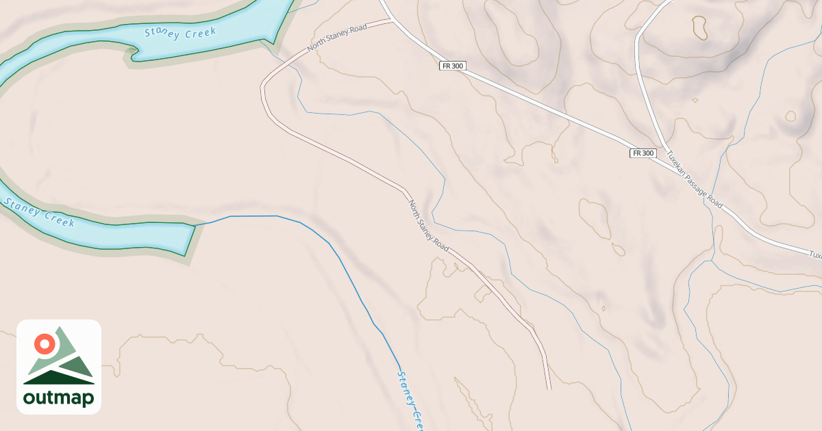 Map of NORTH STANEY