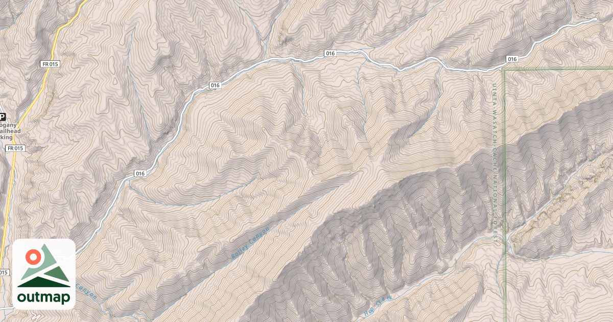 Map of POLE CANYON