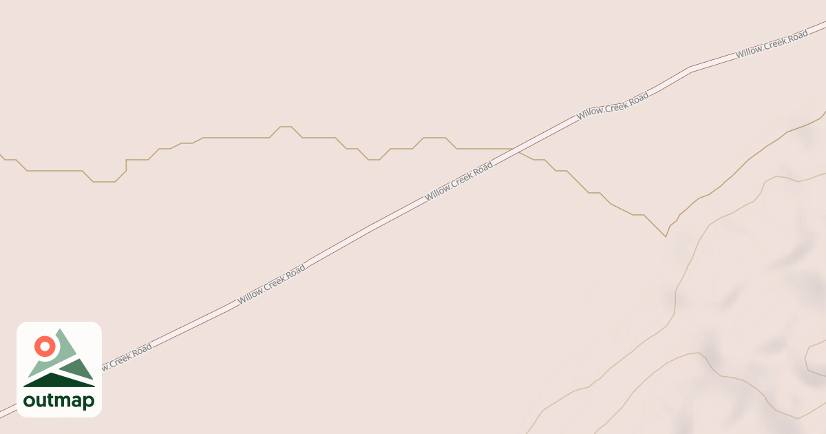 Map of WILLOW CR