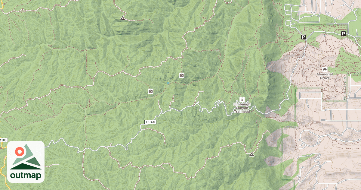 Map of MOUNT HERMAN