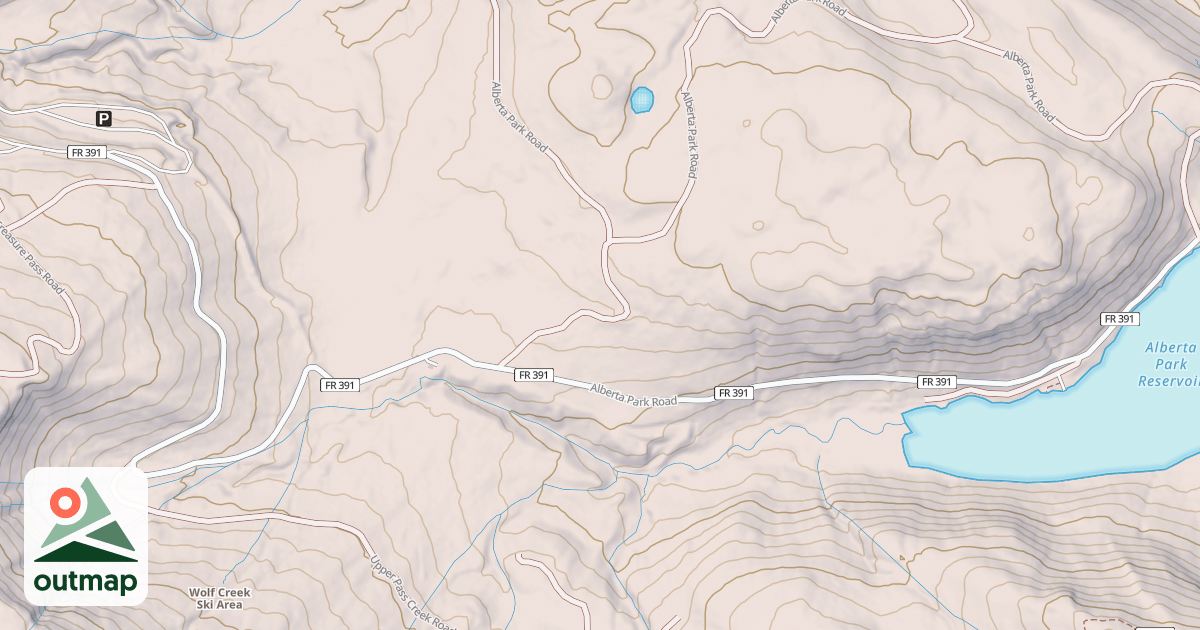 Map of ALBERTA PARK