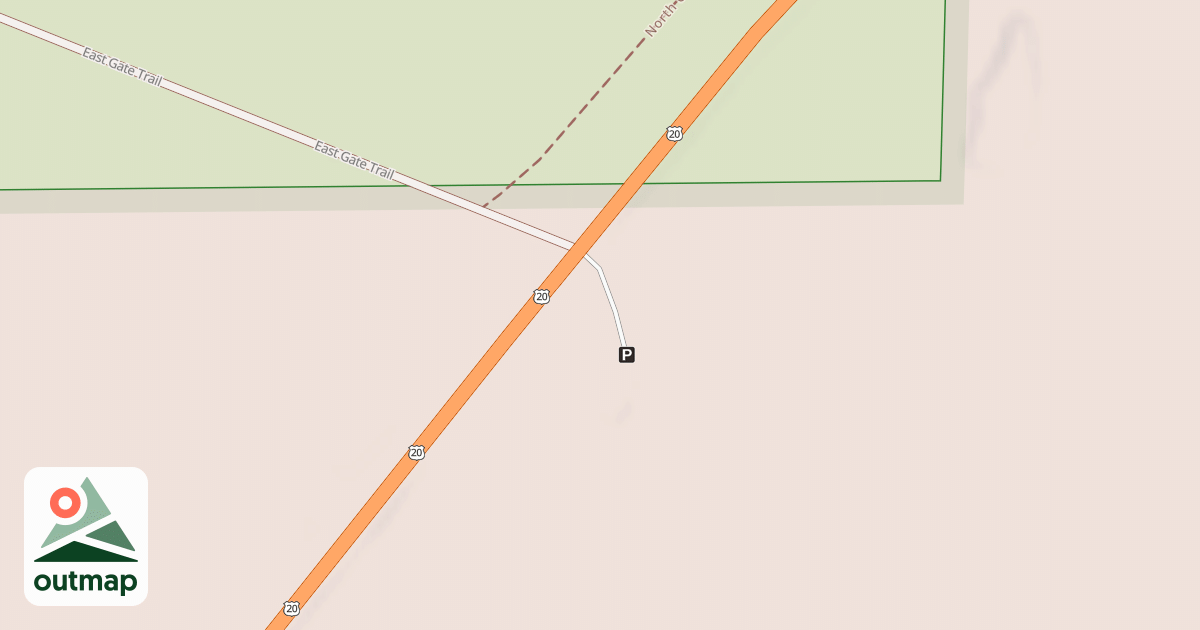 Map of HARRIMAN EAST PARKING