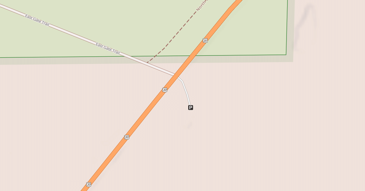 Map preview of HARRIMAN EAST PARKING