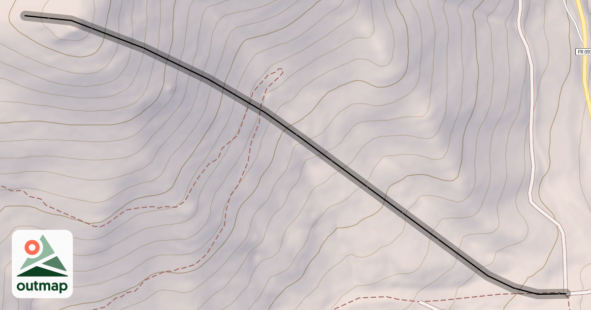 Map of Mill Run