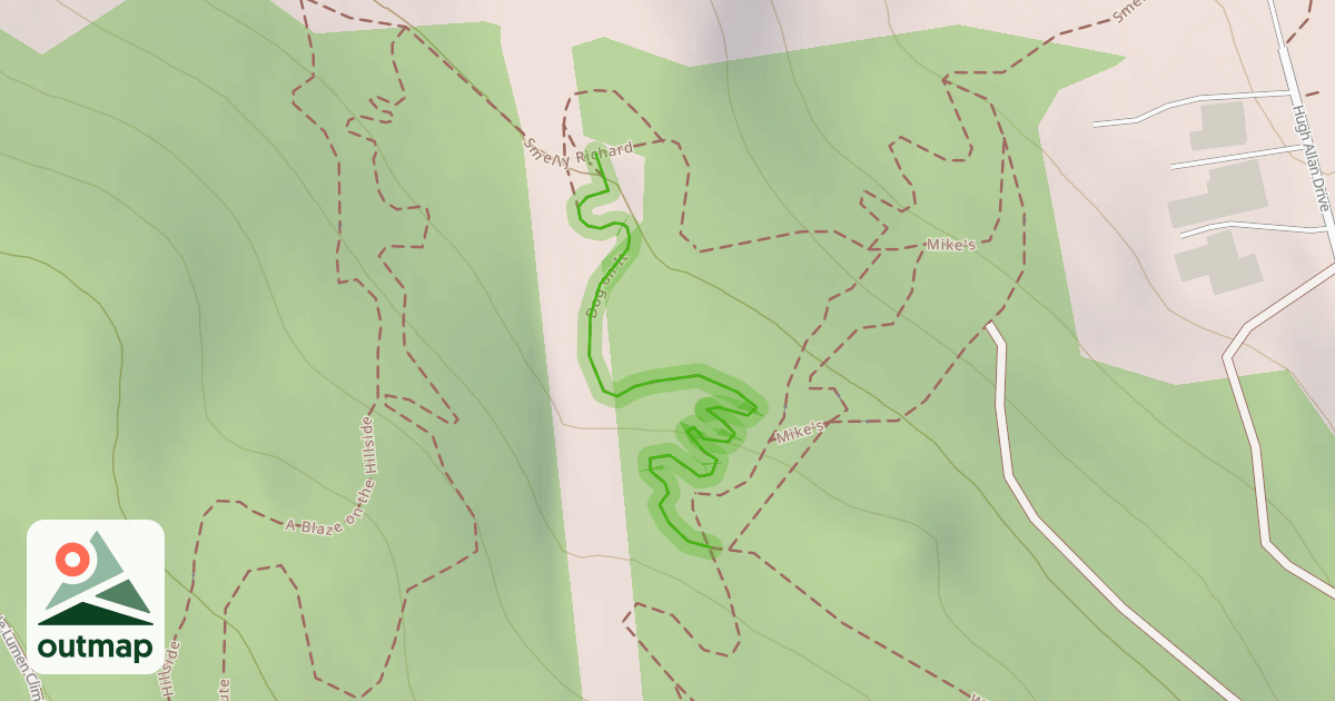 Map of Dog on It