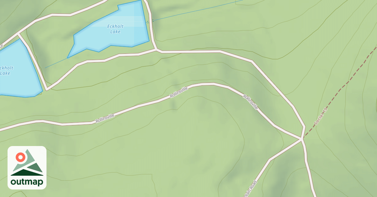 Map of ROLLINSVILLE SPUR