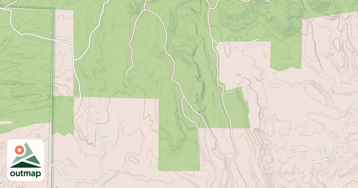 Map of PINE RIDGE