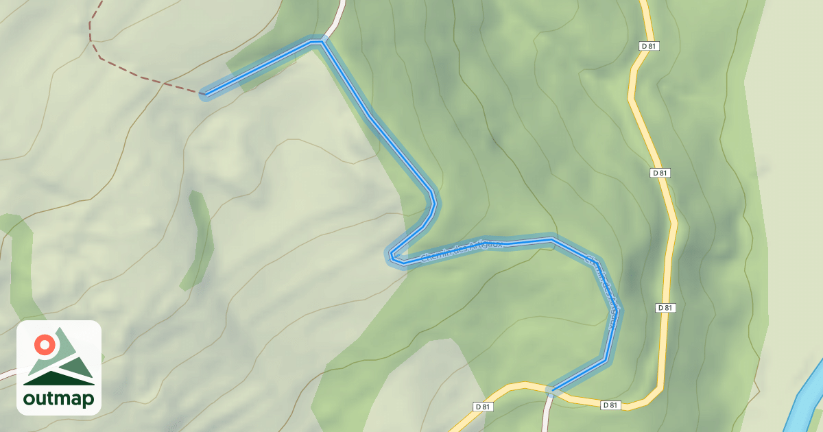 Map of Chemin des Artigaux
