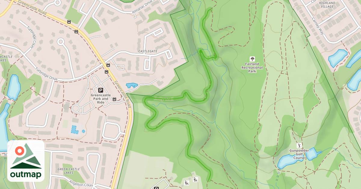 Map of Holly Trail