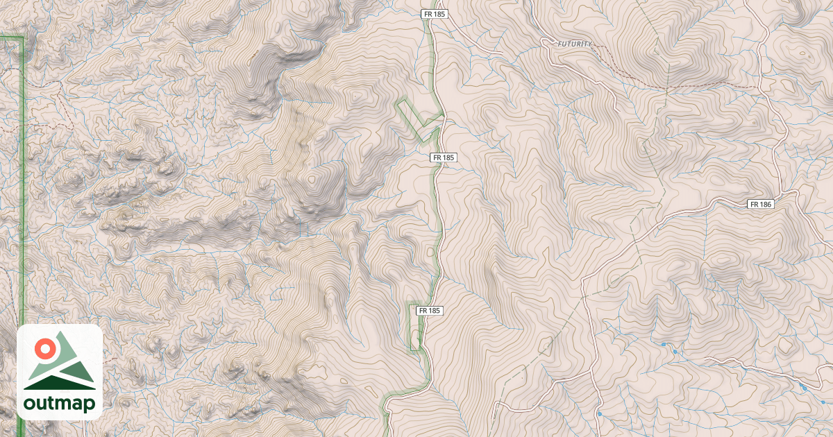 Map of ASPEN RIDGE