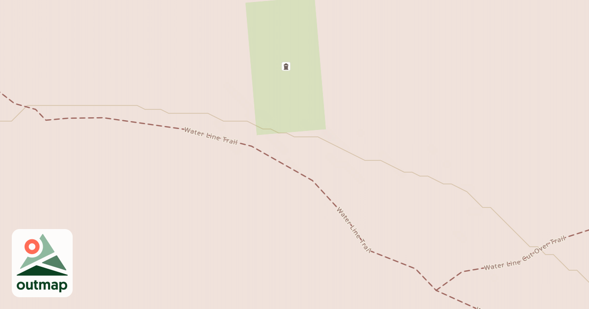 Map of Fort Egbert Water Line Trail