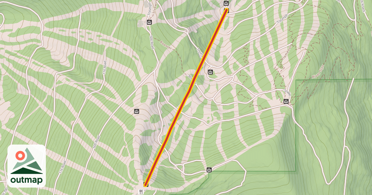 Map of Comstock Express