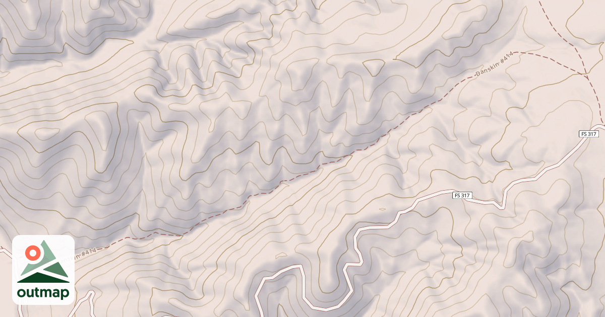 Map of Danskin #414