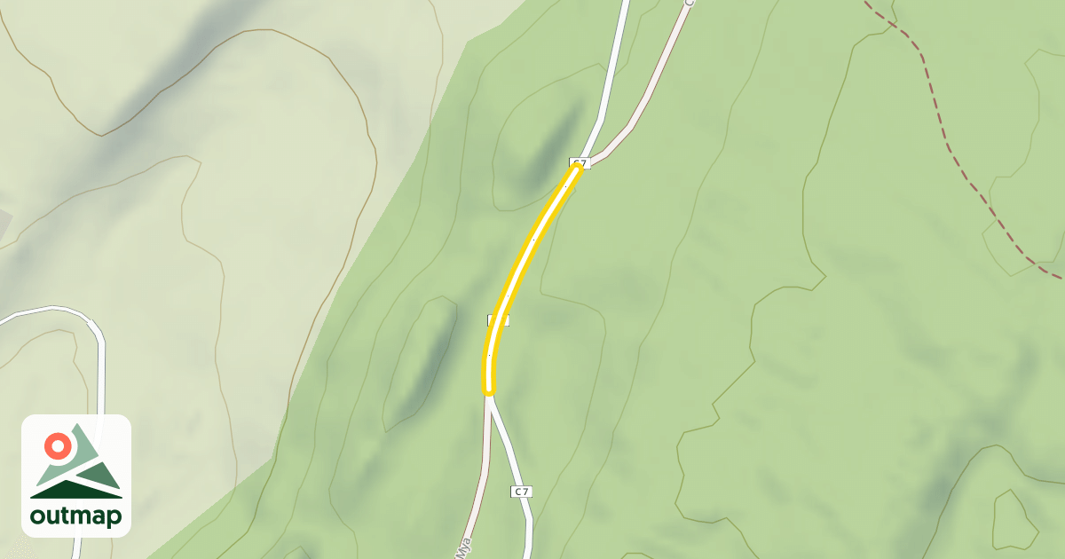 Map of Route de la Borne au Lion