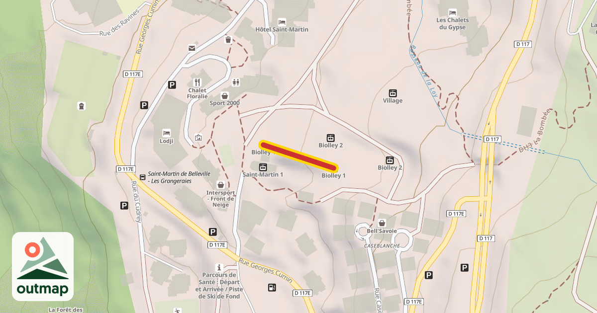 Map of Biolley 1