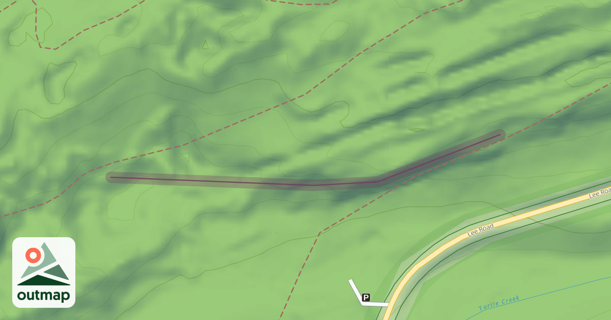 Map of Climbing Crag