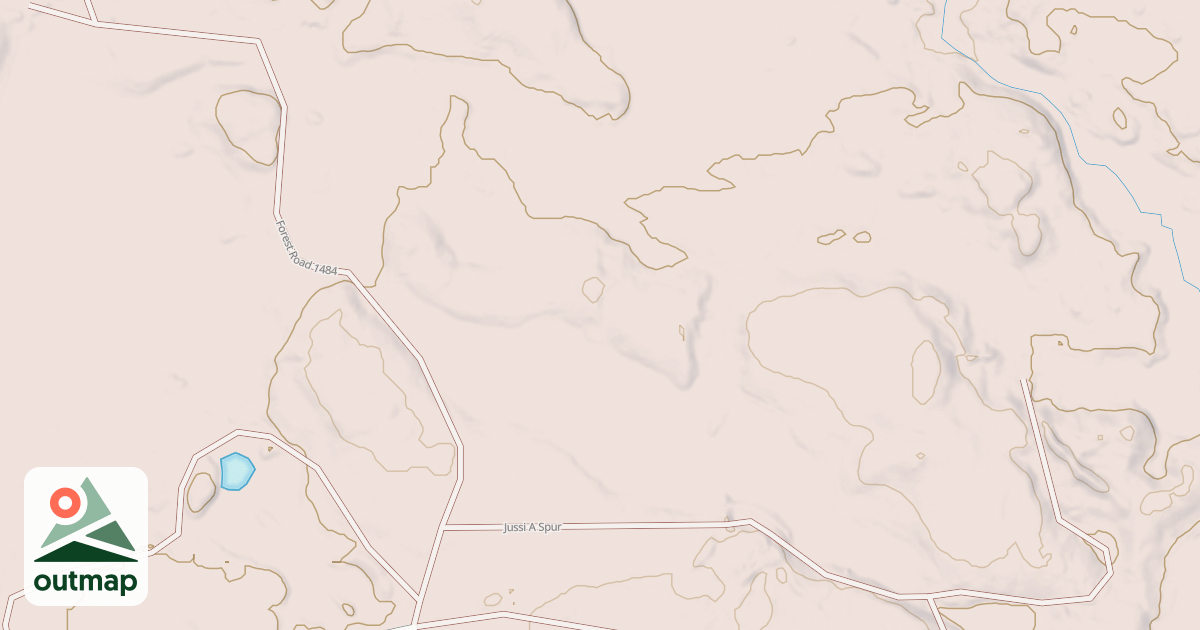 Map of JUSSI SPUR A