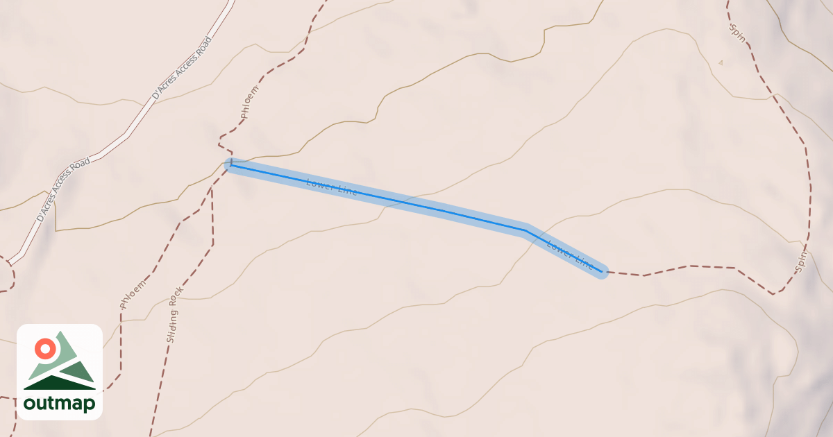Map of Lower Line