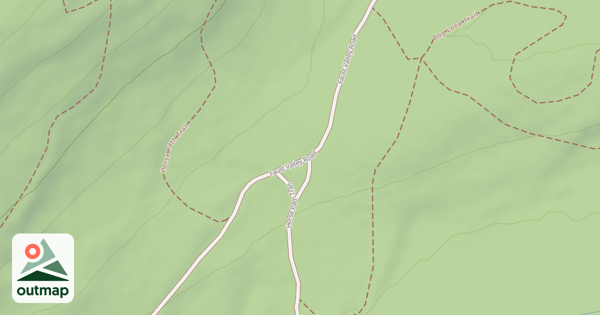 Map of Bald Eagle State Forest Snowmobile Trails