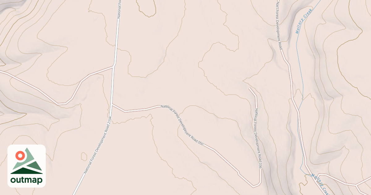 Map of USFS Motor Vehicle Use Map Roads {DAC67085-988B-4E78-B09C-77C185E6B8CA}