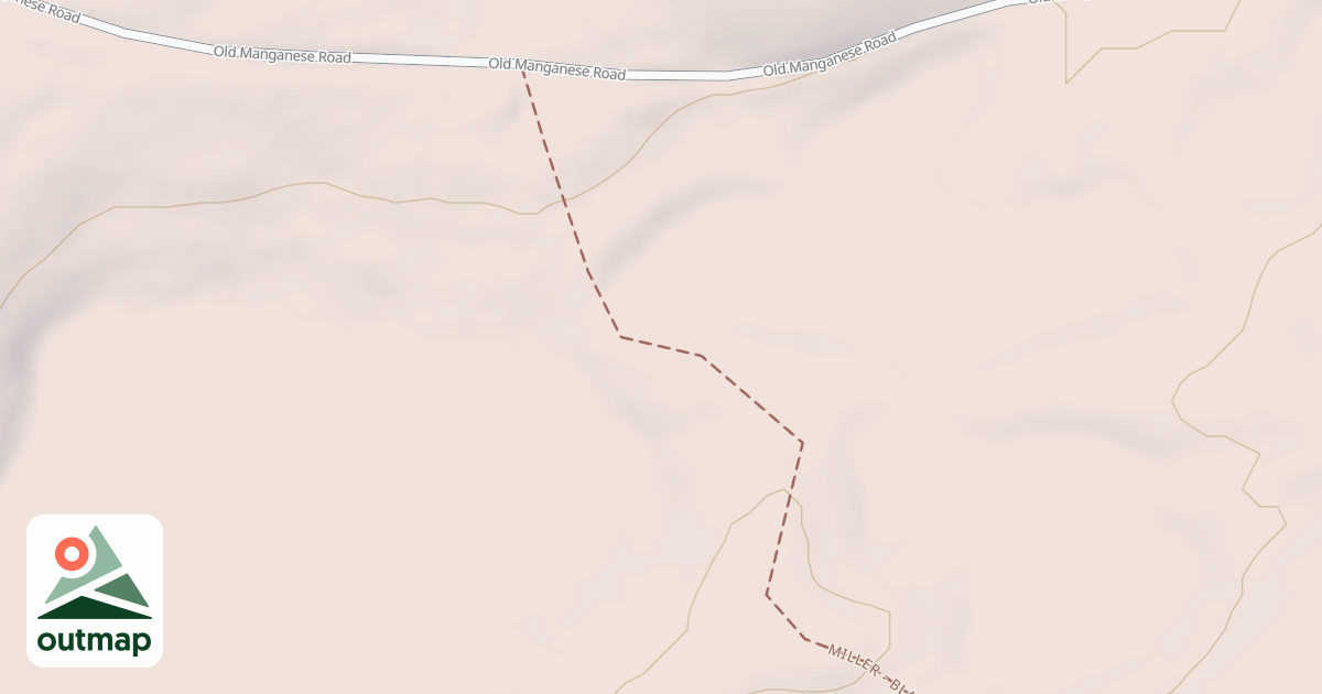 Map of Miller-Black Bear Trail