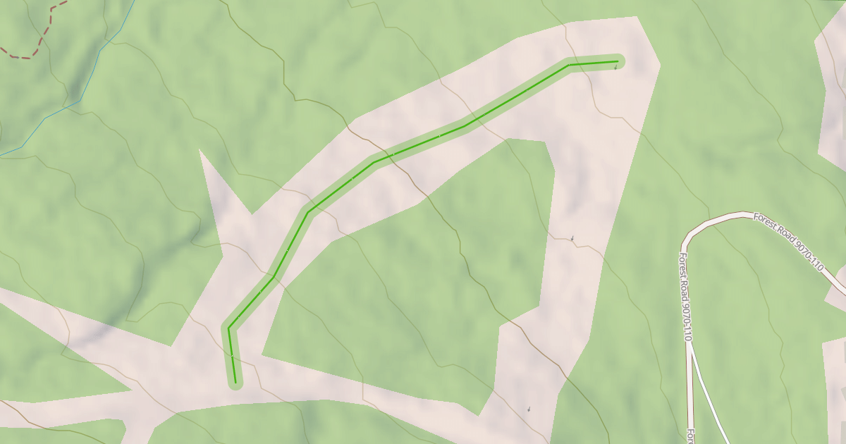 Map preview of Sarrah's Run
