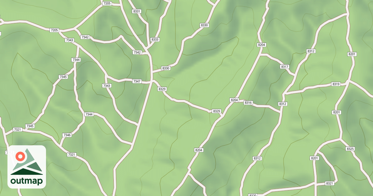 Map of USFS Motor Vehicle Use Map Trails 19977