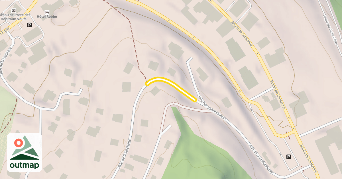Map of Rue de la Rochette