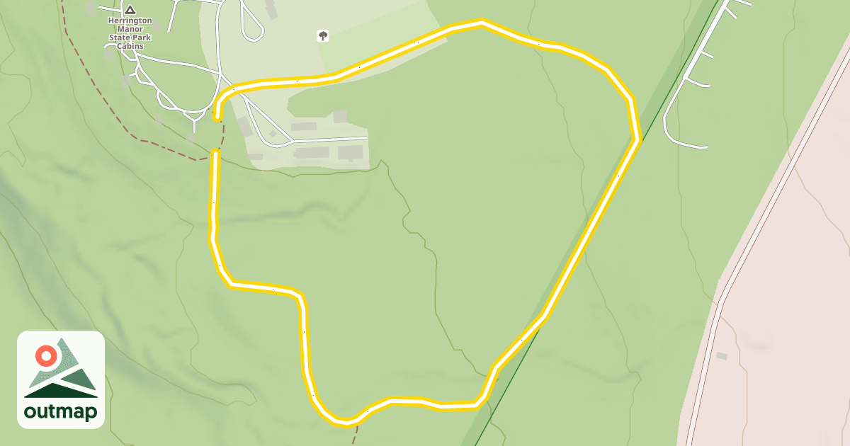 Map of Green Trail
