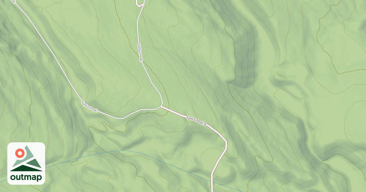 Map of KATKA PEAK B