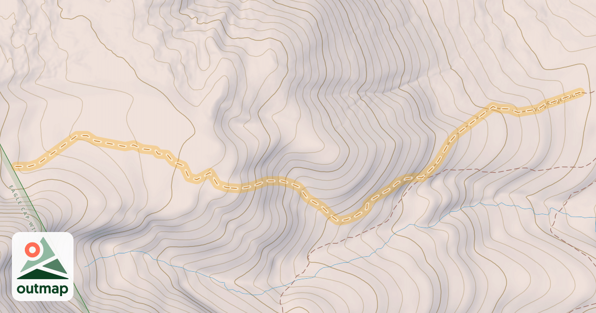 Map of Wing Ridge Route