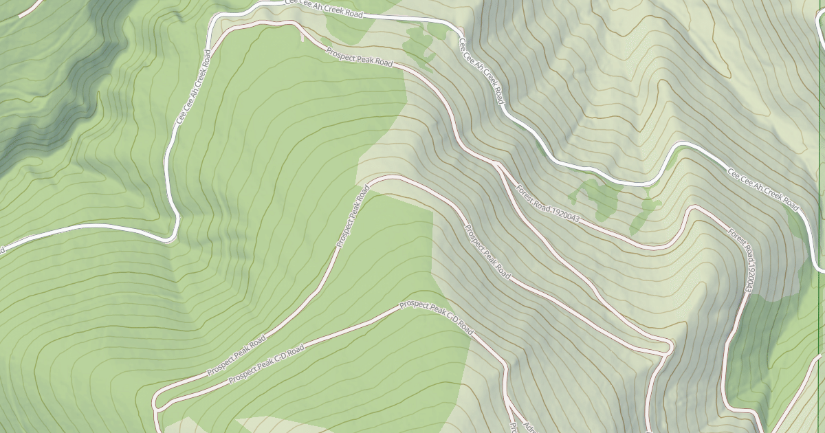 Map preview of PROSPECT PEAK