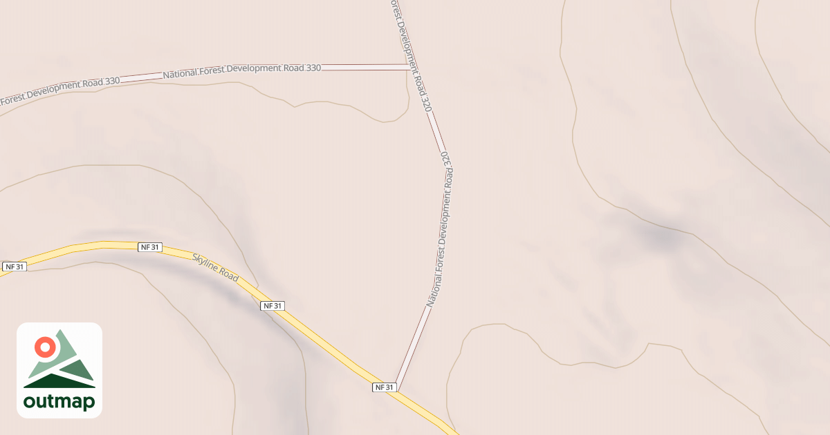 Map of RIDGE ROAD